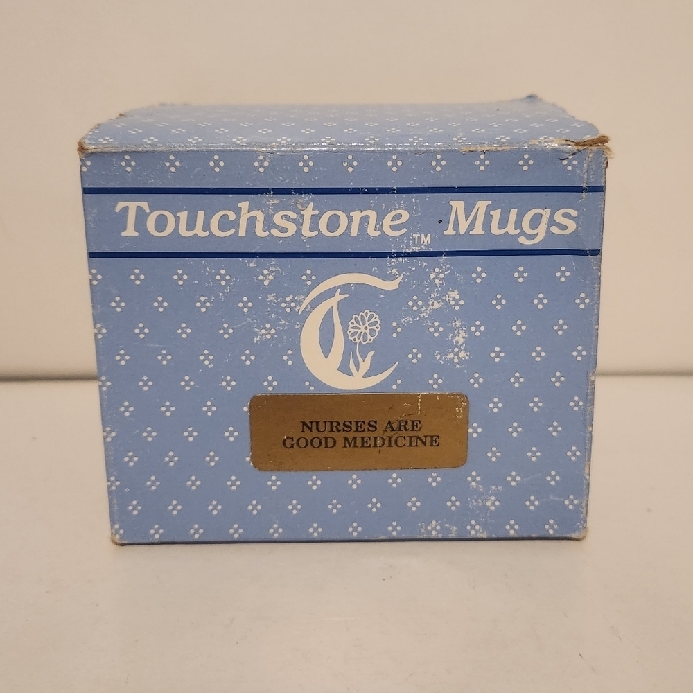Vintage 1984 Touchstone Mugs “Nurses are good medicine” Misprint to the Nurse - Picture 7 of 12